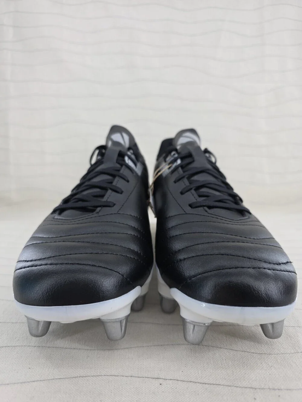 Adidas Mens Kakari SG Rugby Black White Metal Cleat Athletic Shoes IE3204 Sz 11